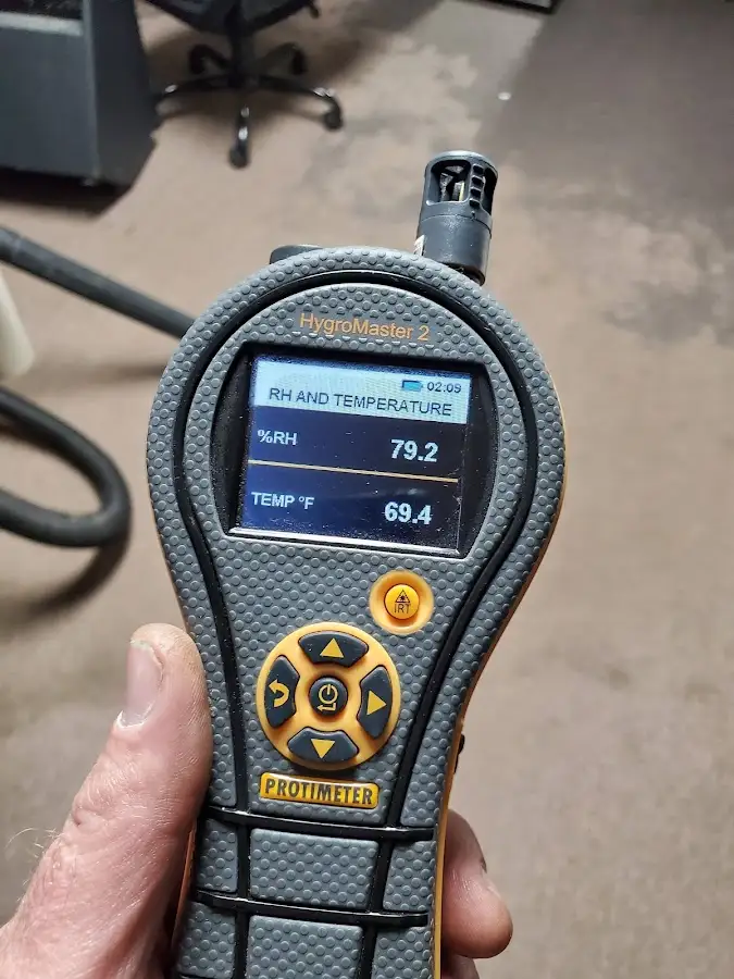 Moisture meter humidity assessment for Fire & Smoke Damage Restoration in Bartlesville